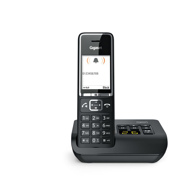 Gigaset-COMFORT-550A-Telefono-analogico-DECT-Identificatore-di-chiamata-Nero