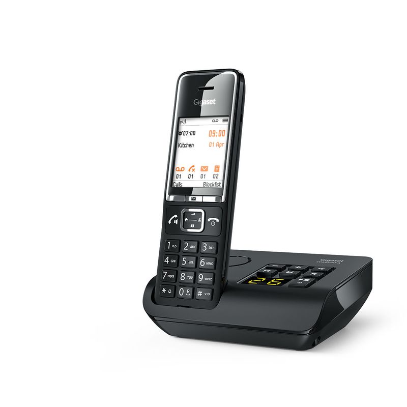 Gigaset-COMFORT-550A-Telefono-analogico-DECT-Identificatore-di-chiamata-Nero