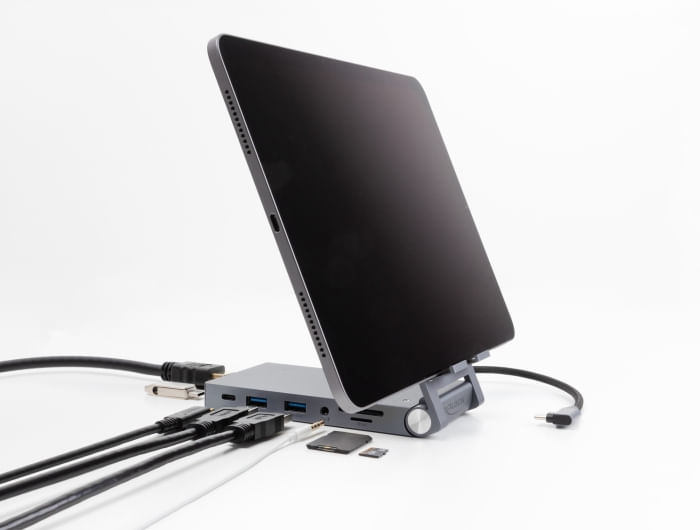 Delock-docking-station-per-tablet-e-notebook-4K-con-supporto-integrato