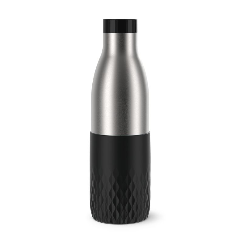 EMSA-Bludrop-Sleeve-N3111100-borraccia-Uso-quotidiano-700-ml-Acciaio-inox-Nero-Acciaio-inox