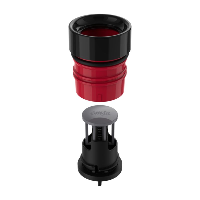 EMSA-Bludrop-Sleeve-N3111100-borraccia-Uso-quotidiano-700-ml-Acciaio-inox-Nero-Acciaio-inox