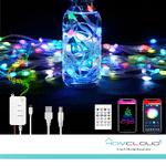 Corda in PVC di Luci Decorative Smart OUTDOOR Wi-Fi + Bluetooth 10M IP65