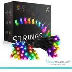 Stringa di Luci decorative a Led Smart OUTDOOR RGB-IC Wi-Fi+Bluetooth 10M IP65