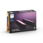 Philips-Hue-White-and-Color-ambiance-Play-Kit-Base-con-alimentatore-2-pezzi-Nero