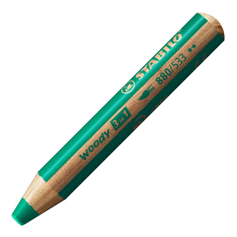 STABILO-woody-3-in-1-Verde-1-pz