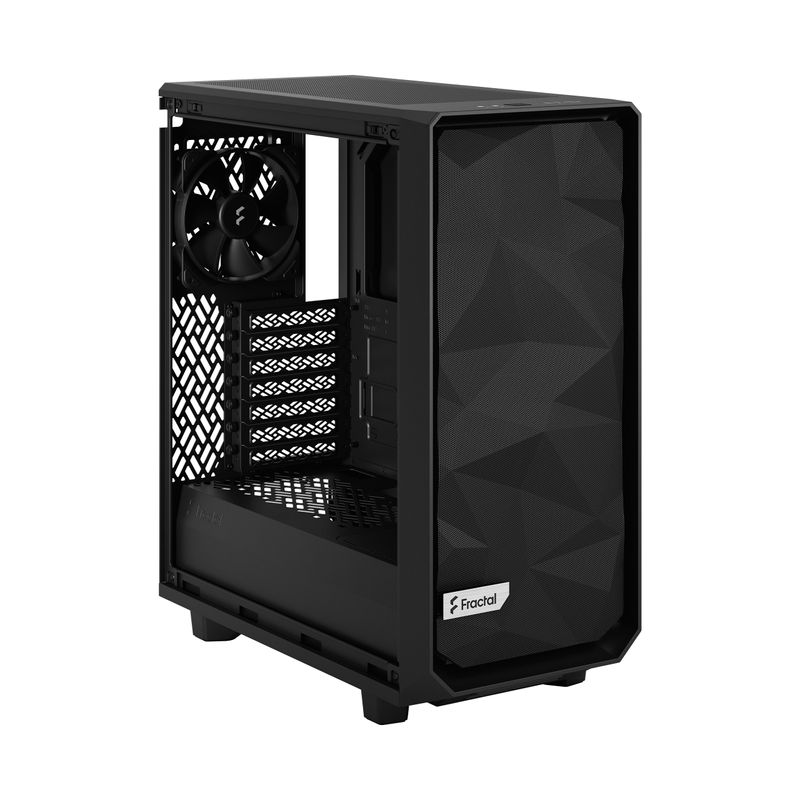 Fractal-Meshify-2-Compact-Lite-TG-Light-Tint-Black--MIDI-Tower-Gehuse-con-un-finestrino-laterale-leggermente-impostato-