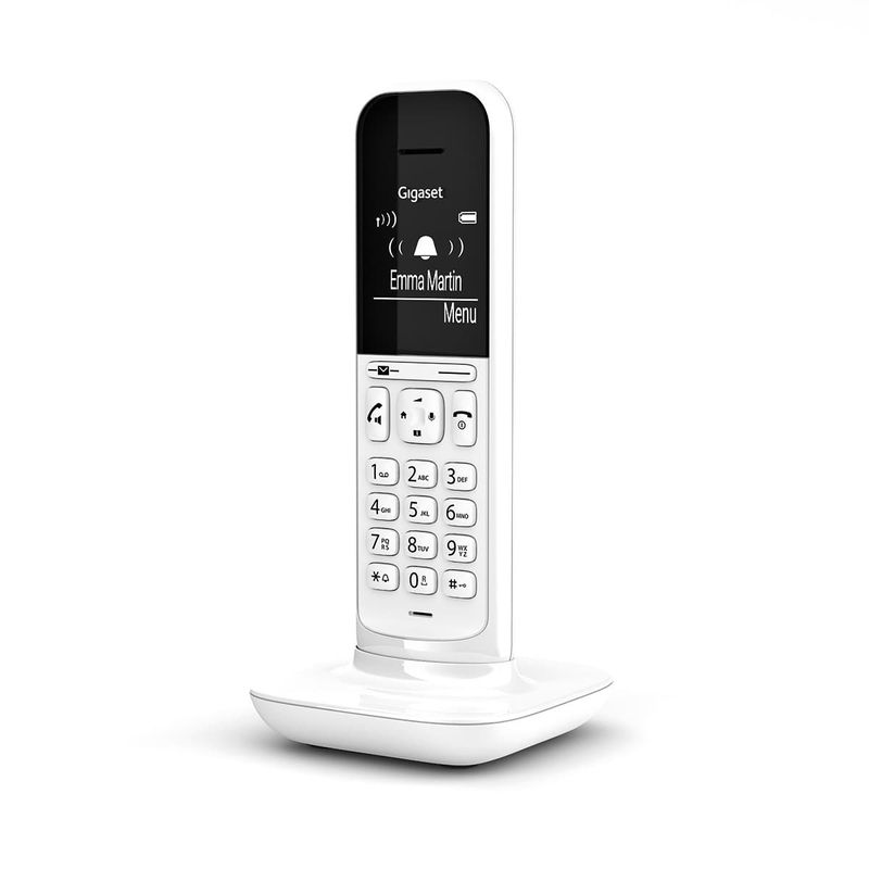 Gigaset-CL390-Telefono-analogico-DECT-Identificatore-di-chiamata-Bianco