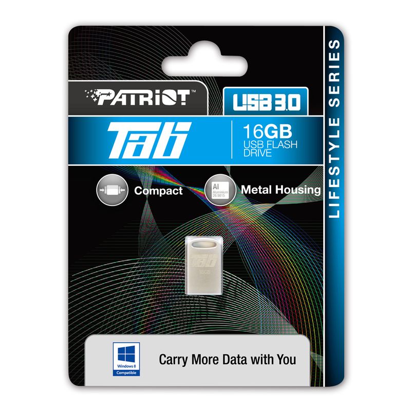 Patriot-Memory-Tab-unita--flash-USB-16-GB-USB-tipo-A-3.2-Gen-1--3.1-Gen-1--Metallico