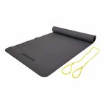 Tunturi 14TUSYO031 tappetino da yoga Elastomero Termoplastico (TPE) Antracite, Nero