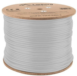 Lanberg Cavo di Rete Rigido FTP Categoria 6 Lanberg LCUF6L-11CU-0305-S Grigio 305 m