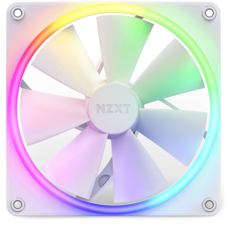 NZXT-F140-RGB-Case-per-computer-Ventilatore-14-cm-Bianco-1-pz--NZXT-F140-RGB-140mm-Single-White-