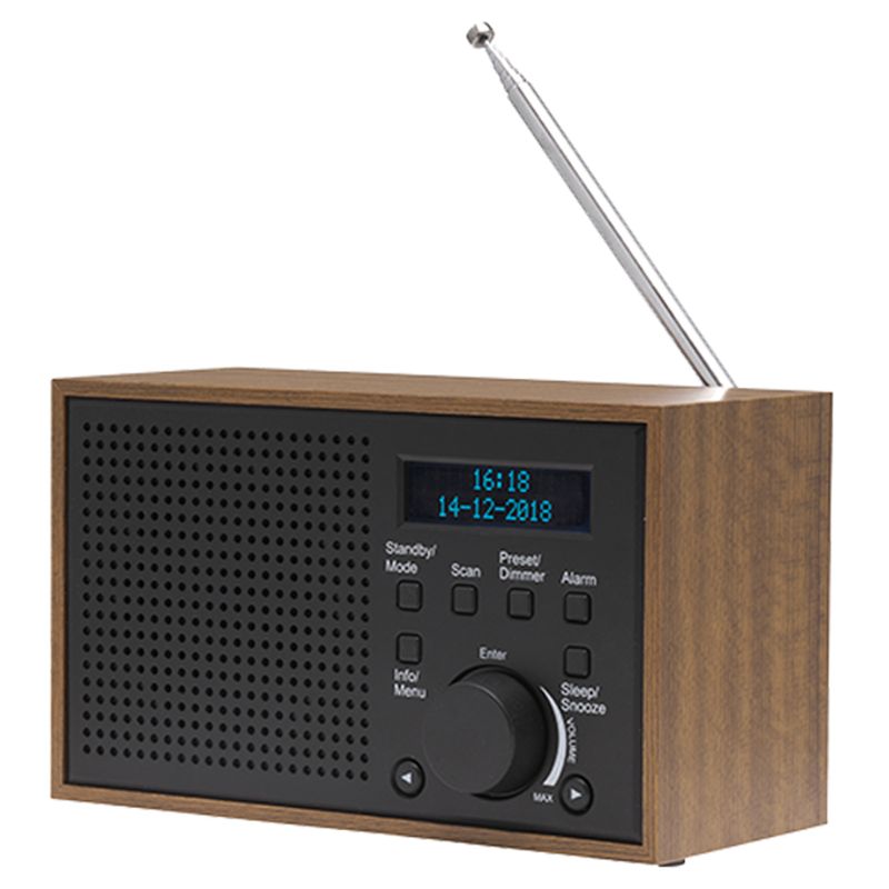 Denver-DAB-46DARK-GREY-radio-Internet-Analogico-e-digitale-Nero-Marrone