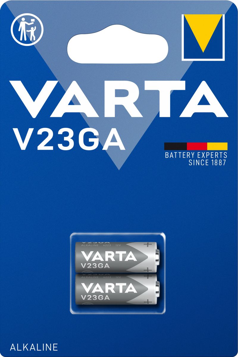 Varta-2x-V23GA-Batteria-monouso-A23-Alcalino