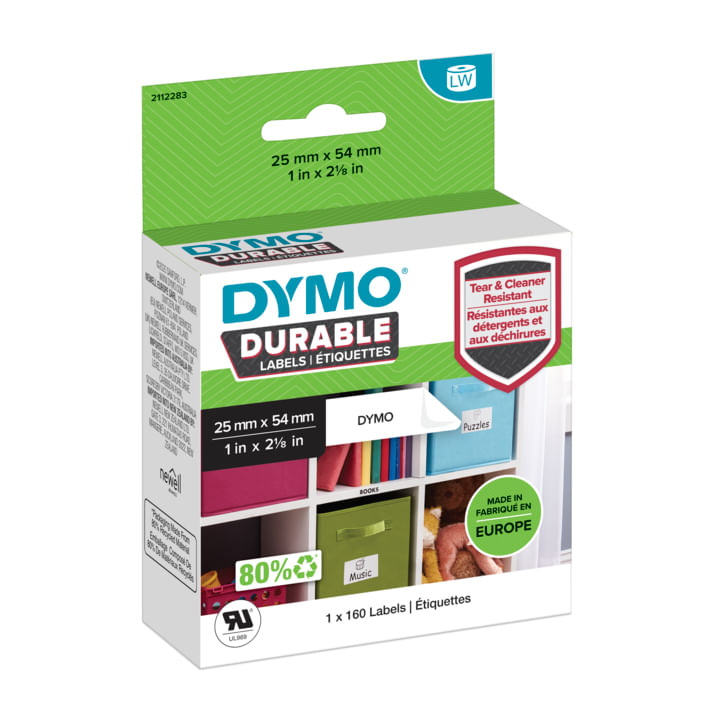 DYMO-Durable-Bianco-Etichetta-per-stampante-autoadesiva