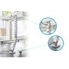 ASSMANN-Electronic-DA-90506-blindosbarra-Portacavi-a-curva-Argento