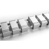 ASSMANN-Electronic-DA-90506-blindosbarra-Portacavi-a-curva-Argento