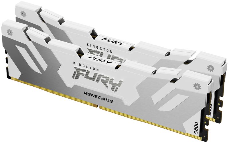 Kingston-Technology-FURY-32GB-6000MT-s-DDR5-CL32-DIMM-Kit-da-2-Renegade-White-XMP--32GB-6000MT-s-DDR5-CL32-DIMM-Kit-Of-2