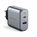 Satechi-ST-MCCAM-EU-Caricabatterie-per-dispositivi-mobili-Nero-Grigio-Interno