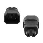 ProXtend PC-C7C14-000 adattatore per presa di corrente C7 C14 Nero (Power Adapter C7 to C14 Black - Warranty 360M)