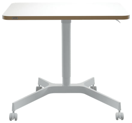 Leitz 65360001 piano di scrivania per computer Forma quadrata Alluminio Bianco