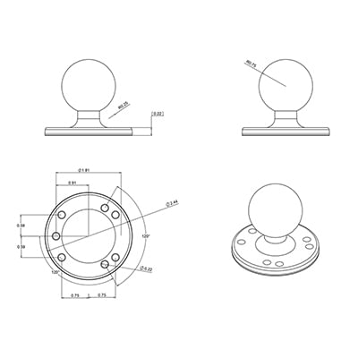 BASE-UNPKD-RAM-2-1-2-INCH-DIA