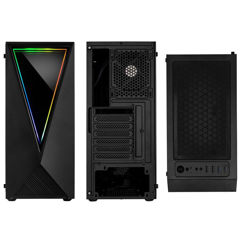 Kolink-VOID-RGB-Midi-Tower---schwarz-Window---Midi-Minitower---ATX-Midi-Tower-Nero