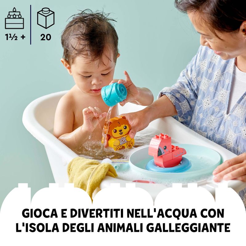 LEGO-Duplo-Ora-del-Bagnetto--Isola-degli-Animali-Galleggiante