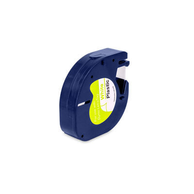 Cassetta-nastro-MediaRange-12mm-nero-bianco-Dymo-91221-S0721660-4m