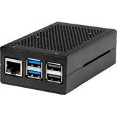 Raspberry Joy-iT RB-ALUCASEP5-01B accessorio per scheda di sviluppo Custodia Nero