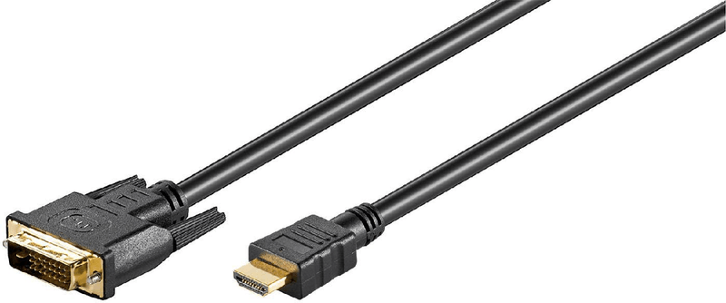 Microconnect-HDM192411-cavo-e-adattatore-video-1-m-HDMI-tipo-A-Standard-DVI-D-Nero--HDMI-19---DVI-D-M-M-Cable-1m---HDMI-