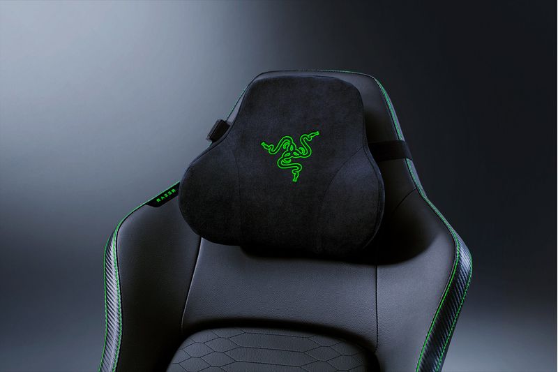 RAZER-FAUTEUIL-GAMING-ISKUR-V2-VERT.-CONFORTABLE---CUIR-SYNTHTIQUE--S-ADAPTE-A