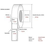 Capture Label 57 x 32 mm. Core 25 - Thermal Transfer. Removable - 2100 labels per roll. 12 rolls per box