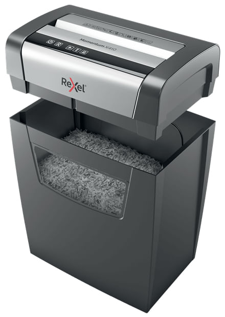 Rexel-Momentum-X410-distruggi-documenti-Taglio-a-particelle-Nero-Grigio