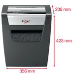 Rexel-Momentum-X410-distruggi-documenti-Taglio-a-particelle-Nero-Grigio