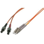 Tecline  Cavo patch in fibra ottica 50/125 m fibra OM2 2x connettori ST/connettore duplex LC arancione 20 m