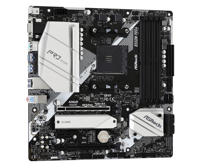 Asrock-B550M-Pro4-AMD-B550-Socket-AM4-micro-ATX