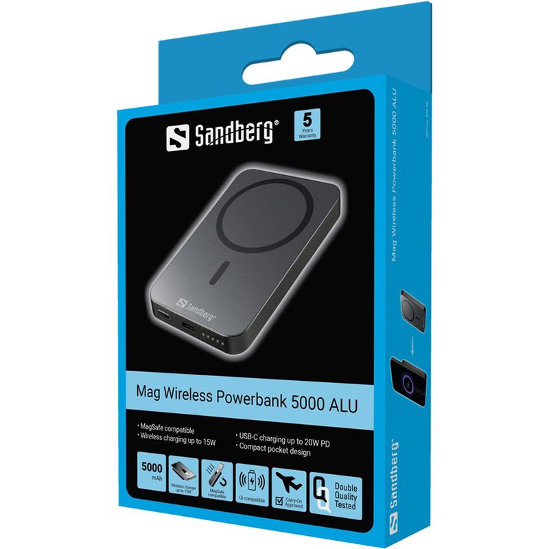 Sandberg-Mag-Wireless-Powerbank-5000-ALU