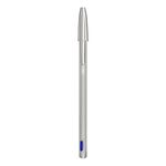 BIC-Cristal-Re-New-Penna-Ricaricabile-Blu-a-Sfera-Fusto-in-Metallo--Punta-1mm--Confezione-1-Penna---2-Ricariche