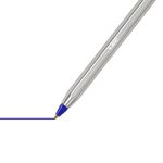 BIC-Cristal-Re-New-Penna-Ricaricabile-Blu-a-Sfera-Fusto-in-Metallo--Punta-1mm--Confezione-1-Penna---2-Ricariche