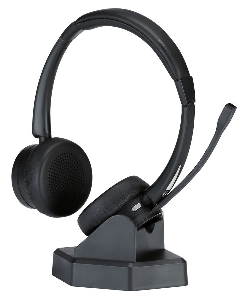 ProXtend-Sonnet-Duo-Cuffia-Padiglione-auricolare-Micro-USB-Bluetooth-Base-di-ricarica-Nero--Sonnet-Duo-Stereo-Headset-BT