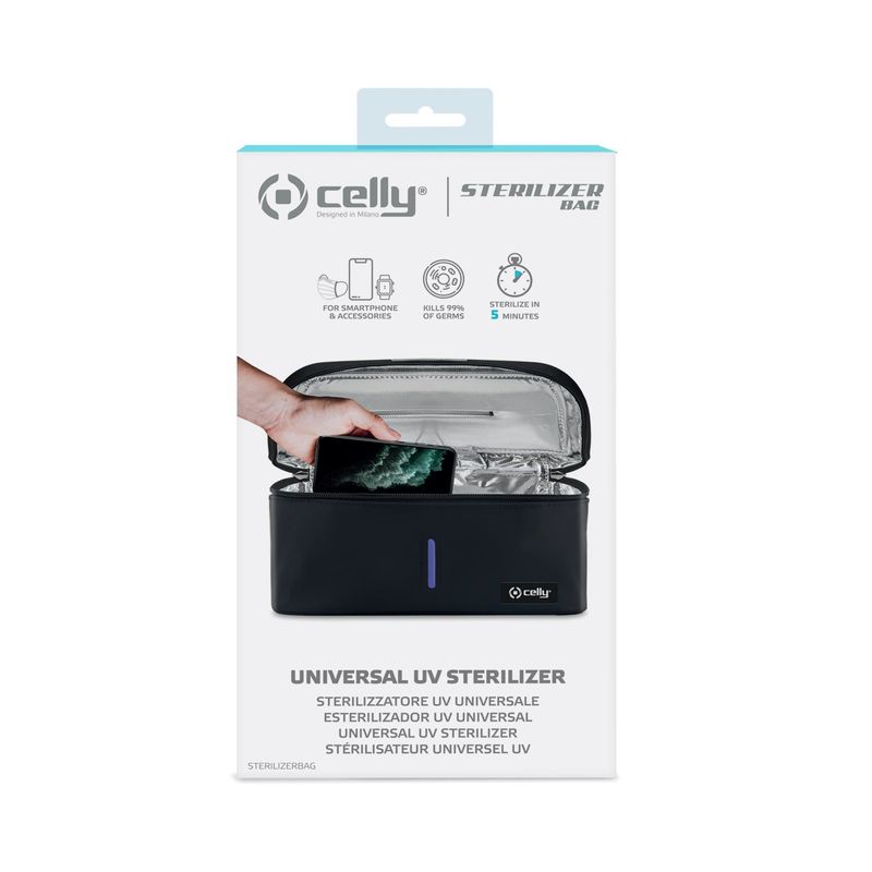 Celly-STERILIZERBAG-sterilizzatore-a-raggi-ultravioletti-Nero-UV-C