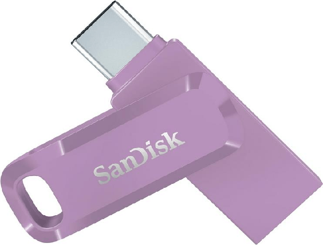 SanDisk Ultra Dual Drive Go USB 64GB unit  flash USB USB Type-A / USB Type-C 3.2 Gen 1 3.1 Gen 1 Lavanda (ULTRA DUAL DRI