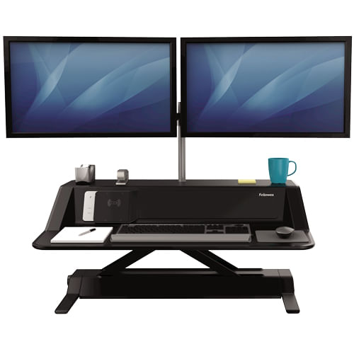 Fellowes-Lotus-DX--Fellowes-8081001-Lotus-DX-Sit-Stand-Workstation---Black-