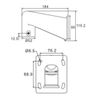 Ernitec-0070-10007-security-cameras-mounts---housings-Monte--Mini-Gooseneck-mount-White---Bayonet-w--anti-drop-wire---Fo