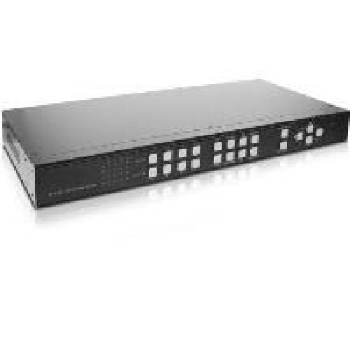 Inline 4x4 Multi -View HDMI Matrix Switch 10.20cm (4 ") 4 Out Video Wall FullHD - Video/Switch audio - Desktop