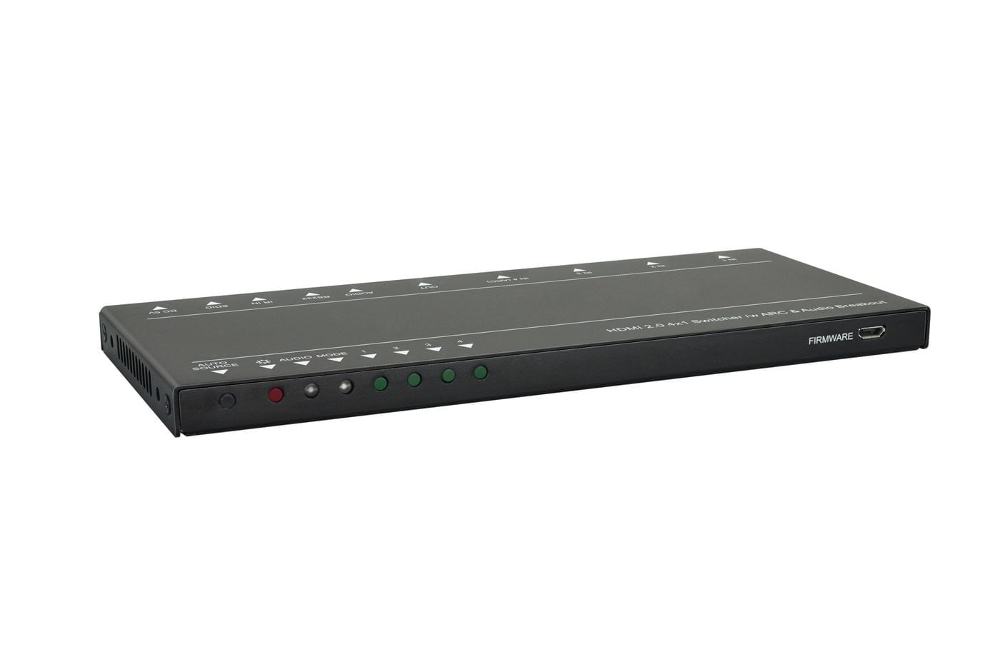 Vivolink VLSW141H conmutador de vdeo HDMI (HDMI switcher 4x1 4K60Hz - with RS232 control ARC and - analogue audio de-emb