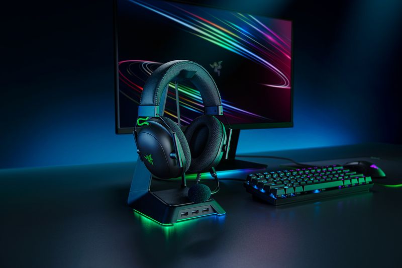 Razer-Blackshark-V2-Auricolare-Cablato-A-Padiglione-Giocare-Nero-Verde