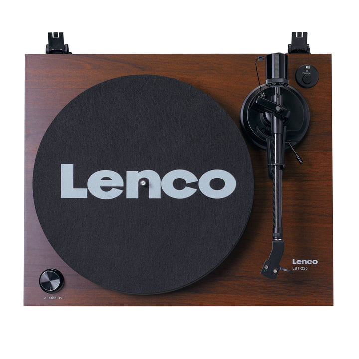 Lenco-LBT-225WA-piatto-audio-Giradischi-con-trasmissione-a-cinghia-Marrone-Manuale