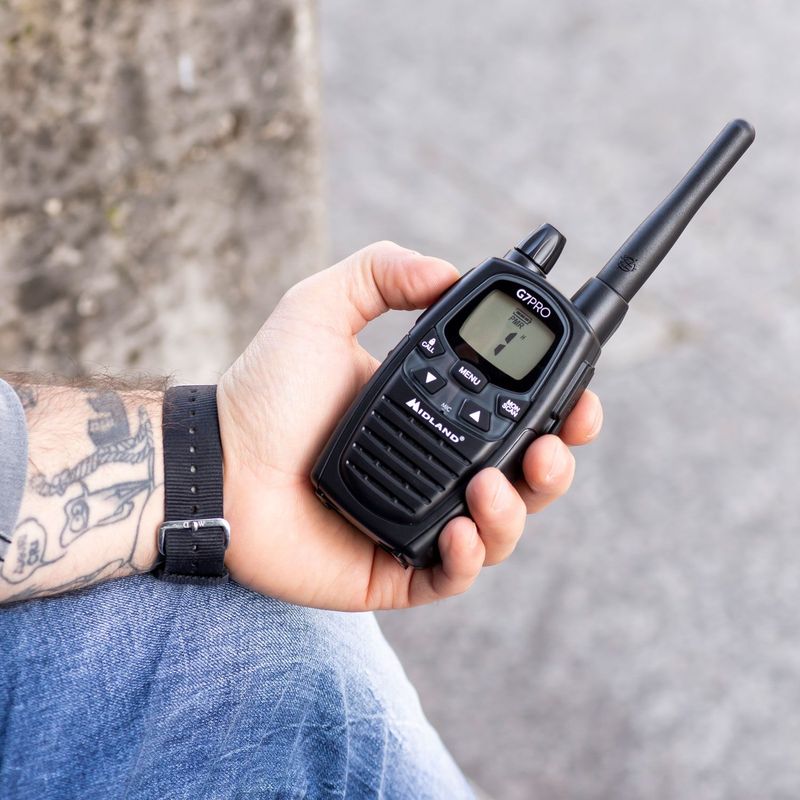 Midland-G7-Pro-Walkie-Talkie-ricetrasmittente-69-canali-446.00625---446.09375-MHz-Nero