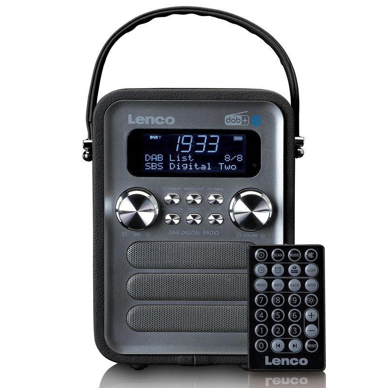 Lenco-PDR-051BKSI-radio-Portatile-Analogico-e-digitale-Nero